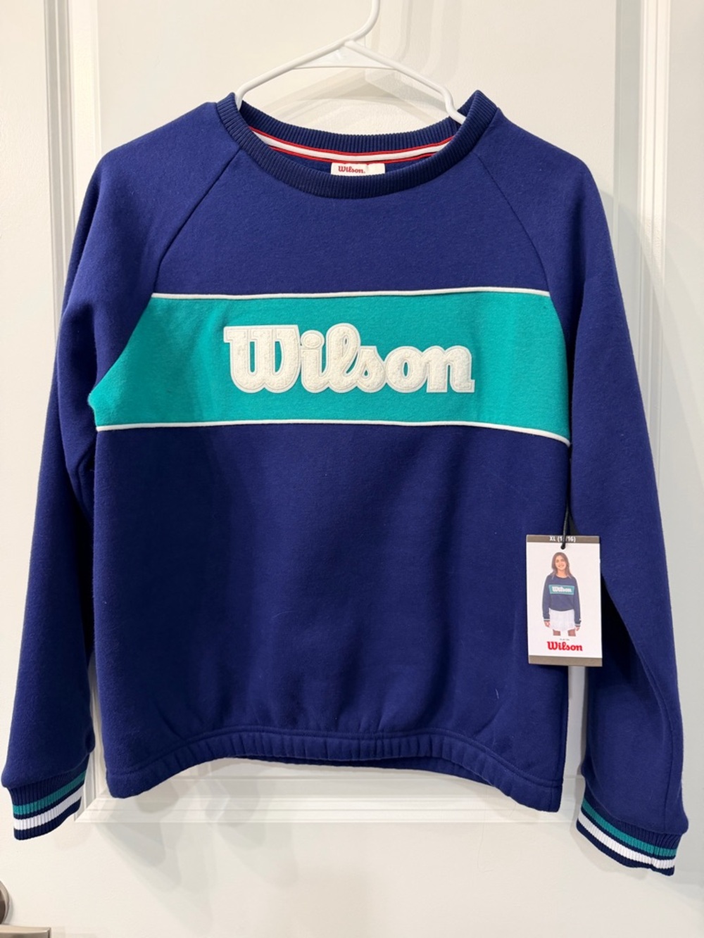 Wilson Blue & green Logo Sweatshirt